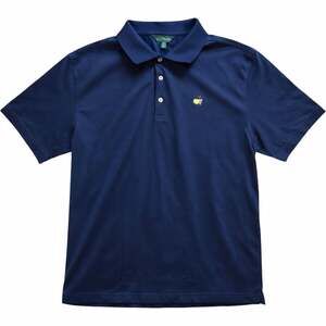 Masters Collection Logo Golf Polo Shirt XXL Navy Blue Embroidered